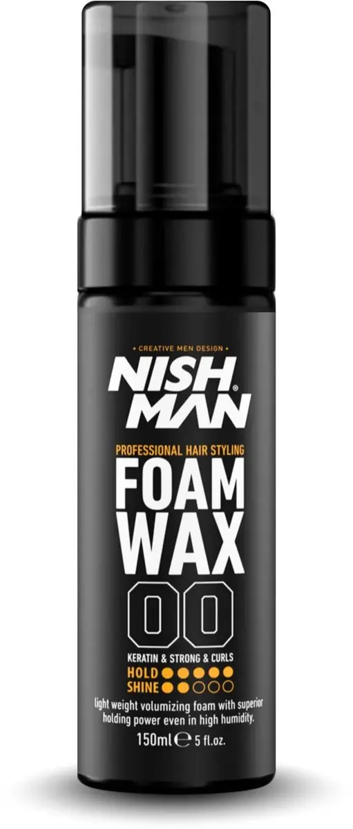 Nishman Foam Wax FOAX Keratine Haarwax 150ml
