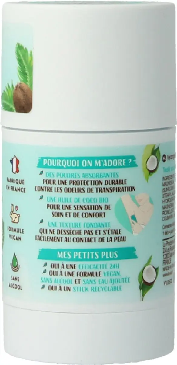 Lovea Solid Deodorant Organic Coconut Oil 50g