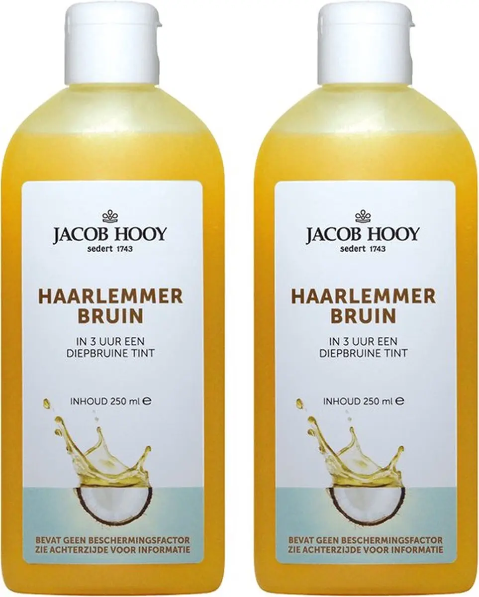 Jacob Hooy Haarlemmerbruin SPF 0 - 2x250ml