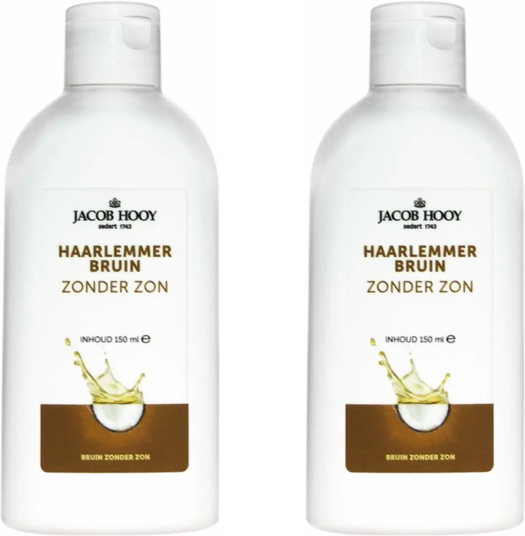 Jacob Hooy Haarlemmerbruin Zonder Zon 2x150ml