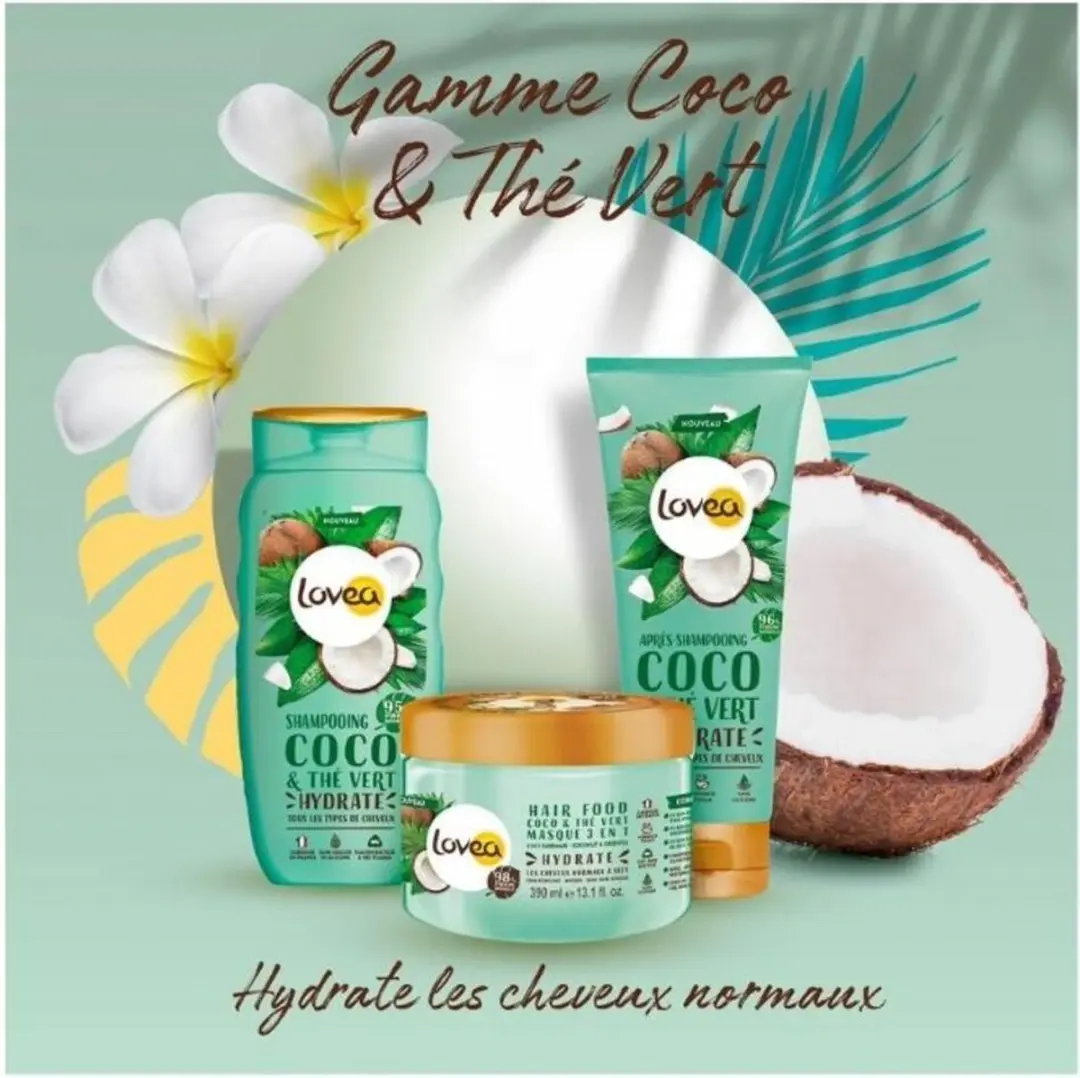 Lovea Kokos & Groene Thee Shampoo 250ml