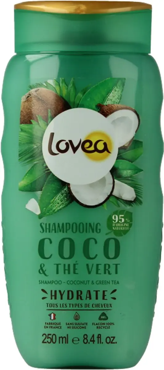 Lovea Kokos & Groene Thee Shampoo 250ml