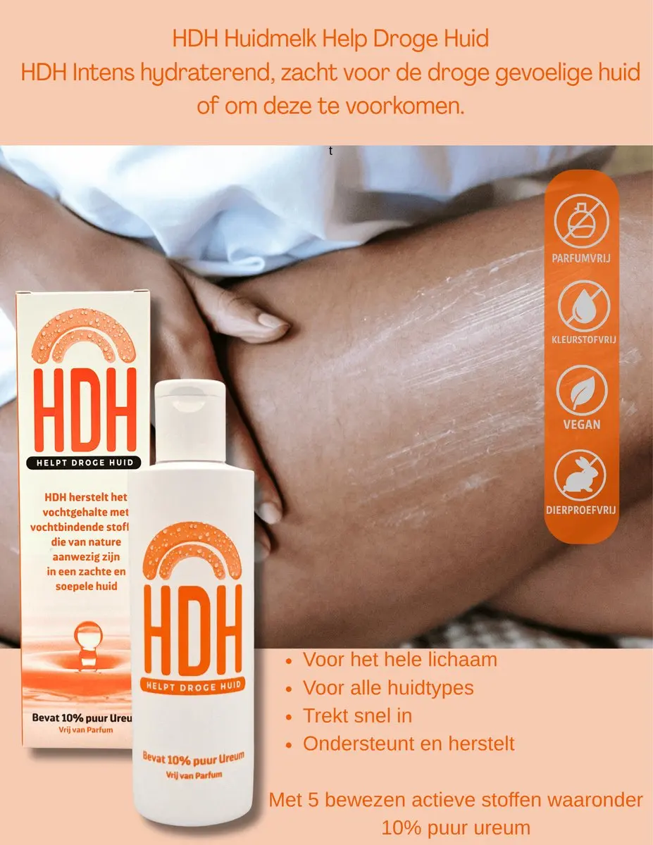 HDH Huidmelk Ureum 250ml - 2 Stuks