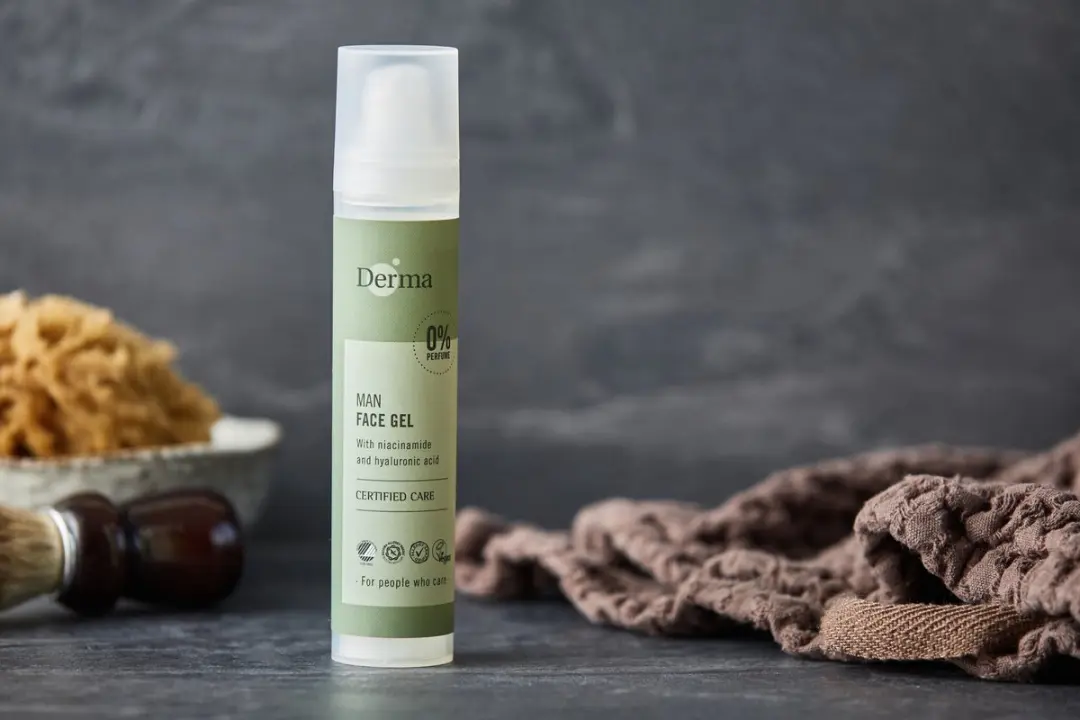 Derma Eco Man Gezichtsgel 50ml - Gevoelige huid - Parfumvrij