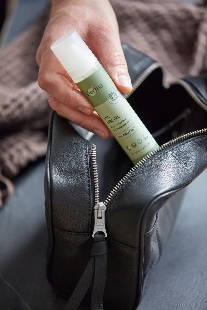 Derma Eco Man Gezichtsgel 50ml - Gevoelige huid - Parfumvrij