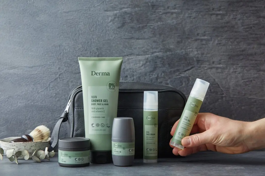 Derma Eco Man Gezichtsgel 50ml - Gevoelige huid - Parfumvrij