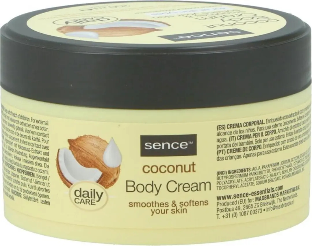 Sence Bodycreme Coconut 200ml - 6 Stuks