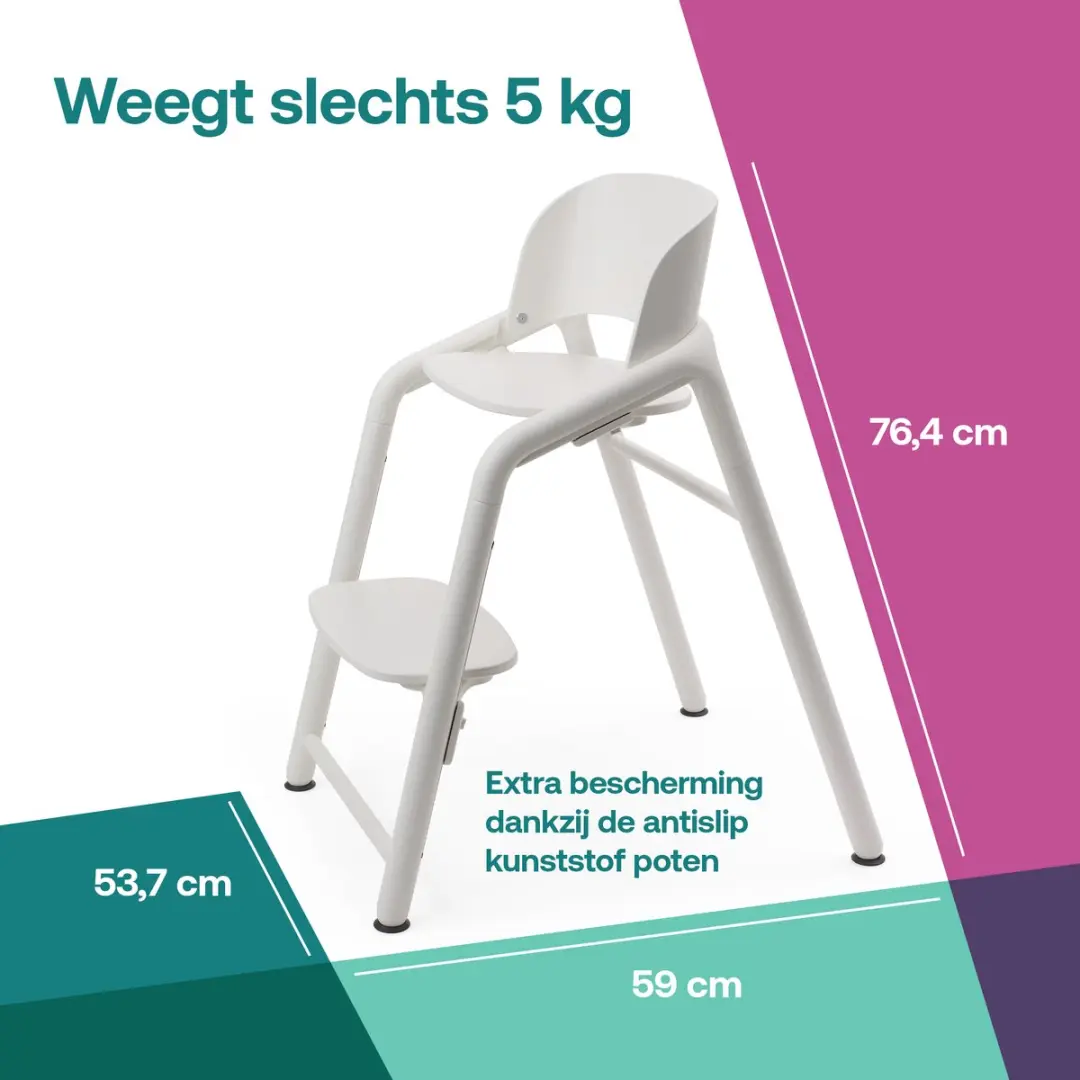 Bugaboo Giraffe Kinderstoel - Wit