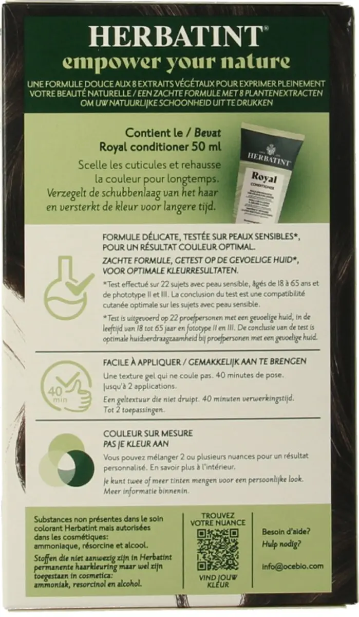 Herbatint Haarverf 4C As Kastanje 170ml - afbeelding 6 van 6