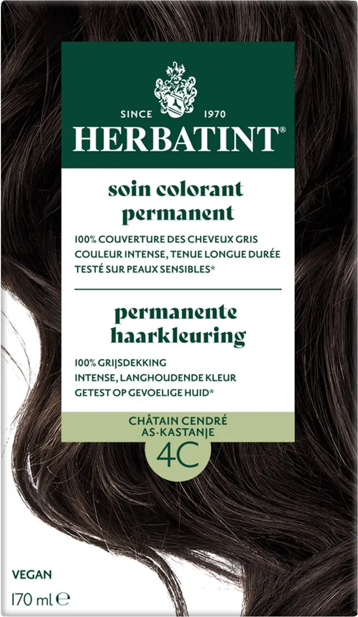 Herbatint Haarverf 4C As Kastanje 170ml