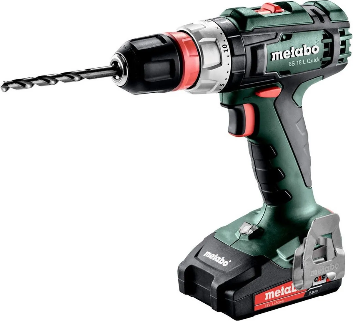 Metabo BS 18 L QUICK 18V Boor-/schroefmachine set - 2x 2Ah accu