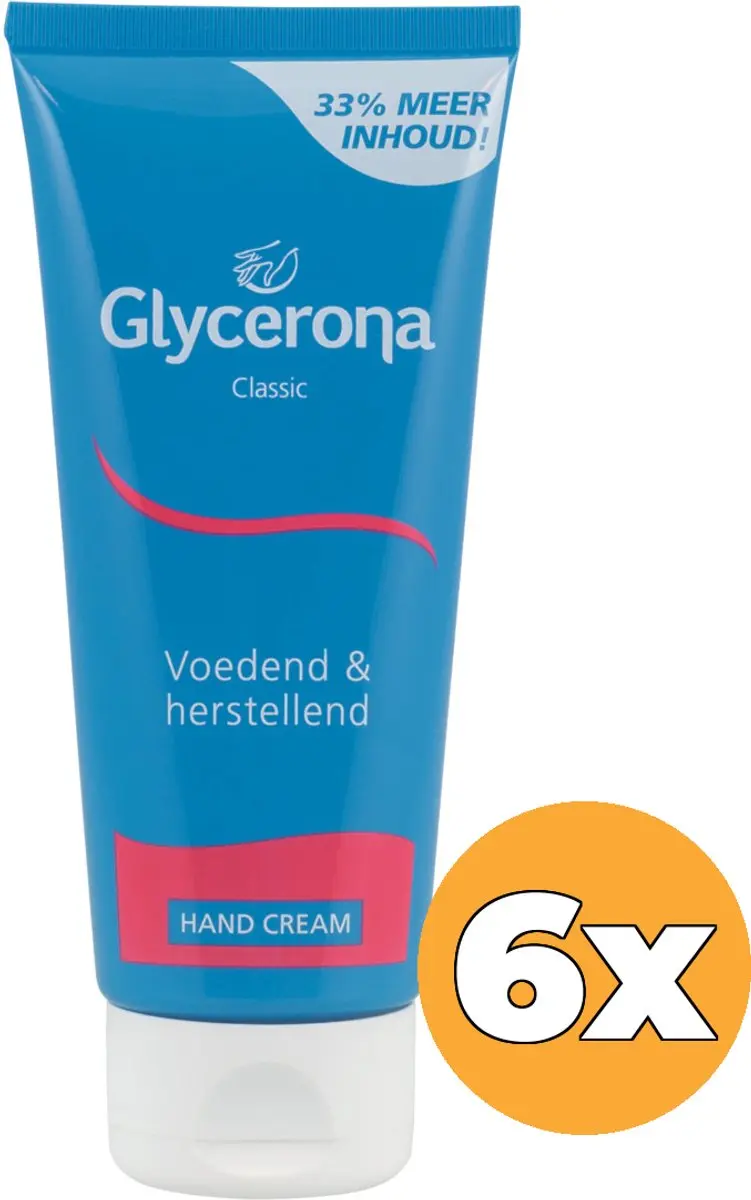 Glycerona Classic Handcrème 100ml - 6 Stuks