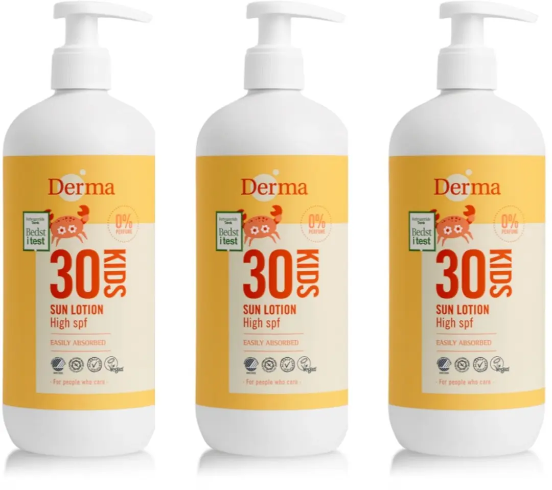 Derma Sun Kids Zonnebrand SPF30 3x500ml