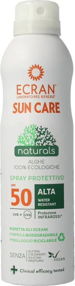 Ecran Sunnique Natural SPF50 Lichaamscrème 250ml