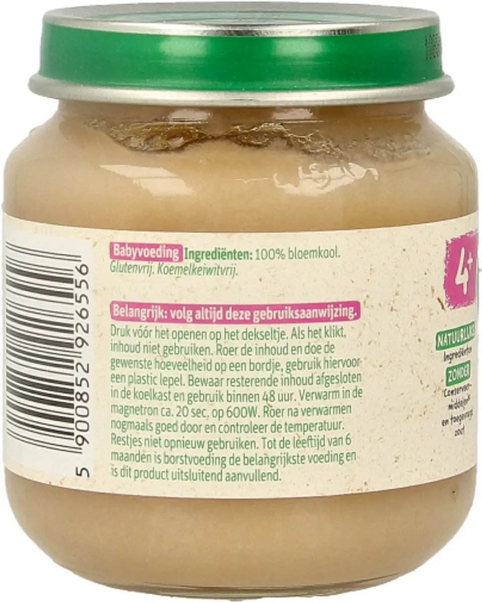 Olvarit Groentehapje Bloemkool 125g