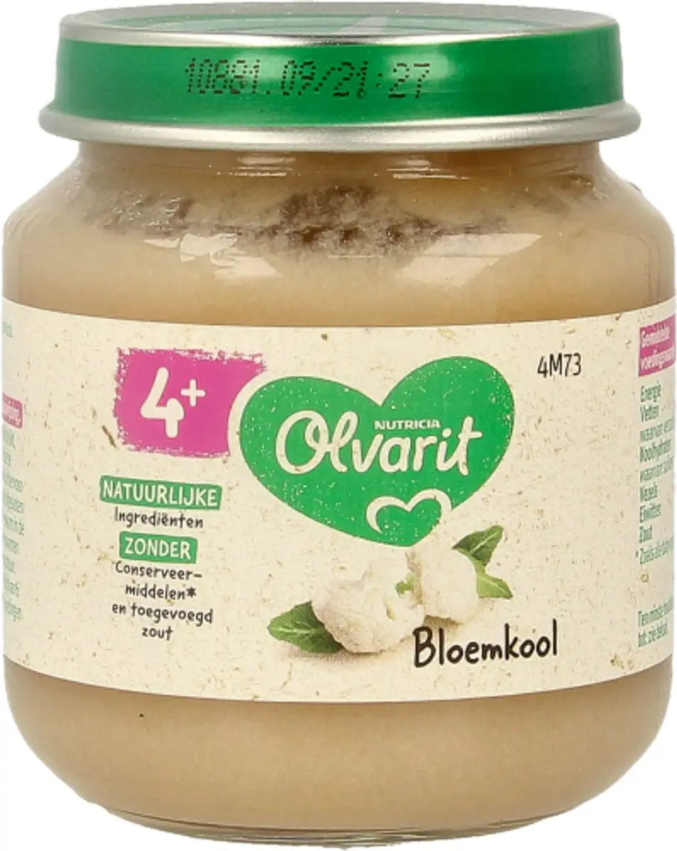 Olvarit Groentehapje Bloemkool 125g