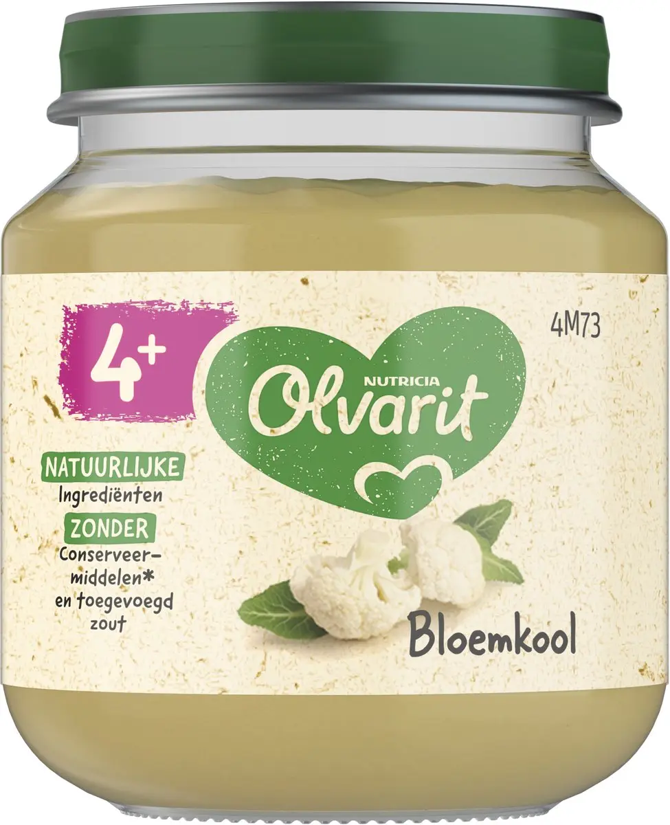 Olvarit Groentehapje Bloemkool 125g