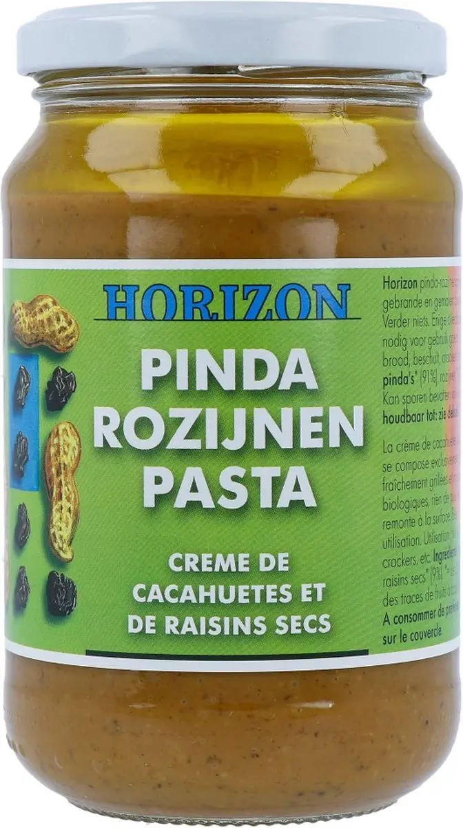 Horizon Pinda Rozijn Pasta Bio 350ml - 6 Potten