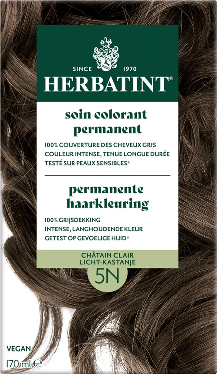 Herbatint Haarverf 5N Licht Kastanje 170ml