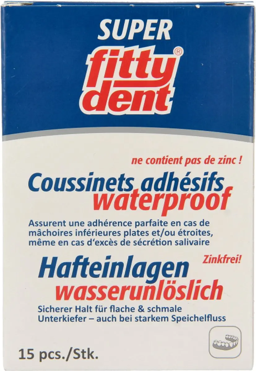 Fittydent Kleefstrips 15 Stuks