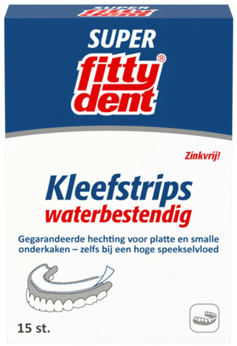 Fittydent Kleefstrips 15 Stuks
