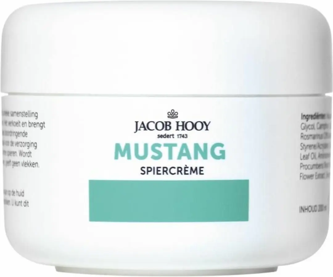 Jacob Hooy Mustang Spiercrème 200ml