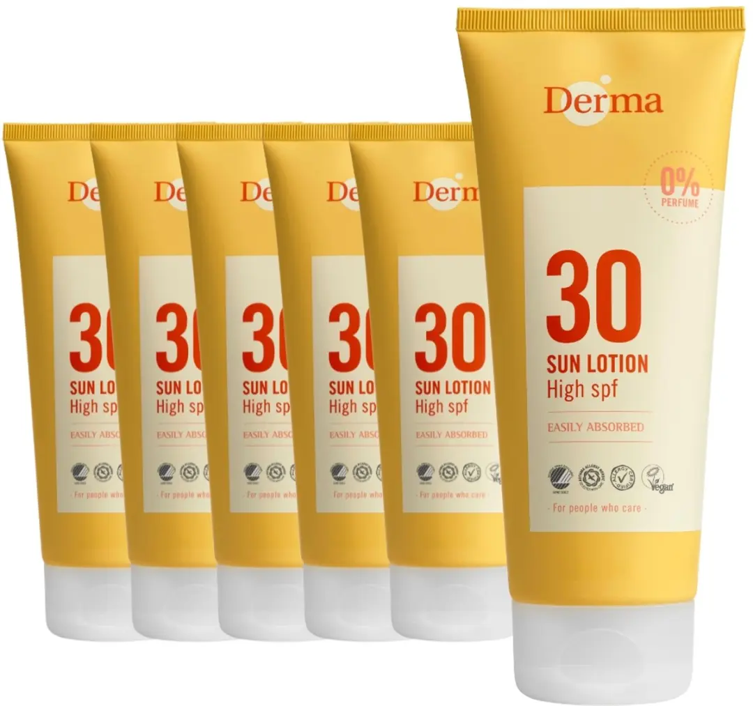 Derma Sun Zonnebrand SPF30 6x200ml