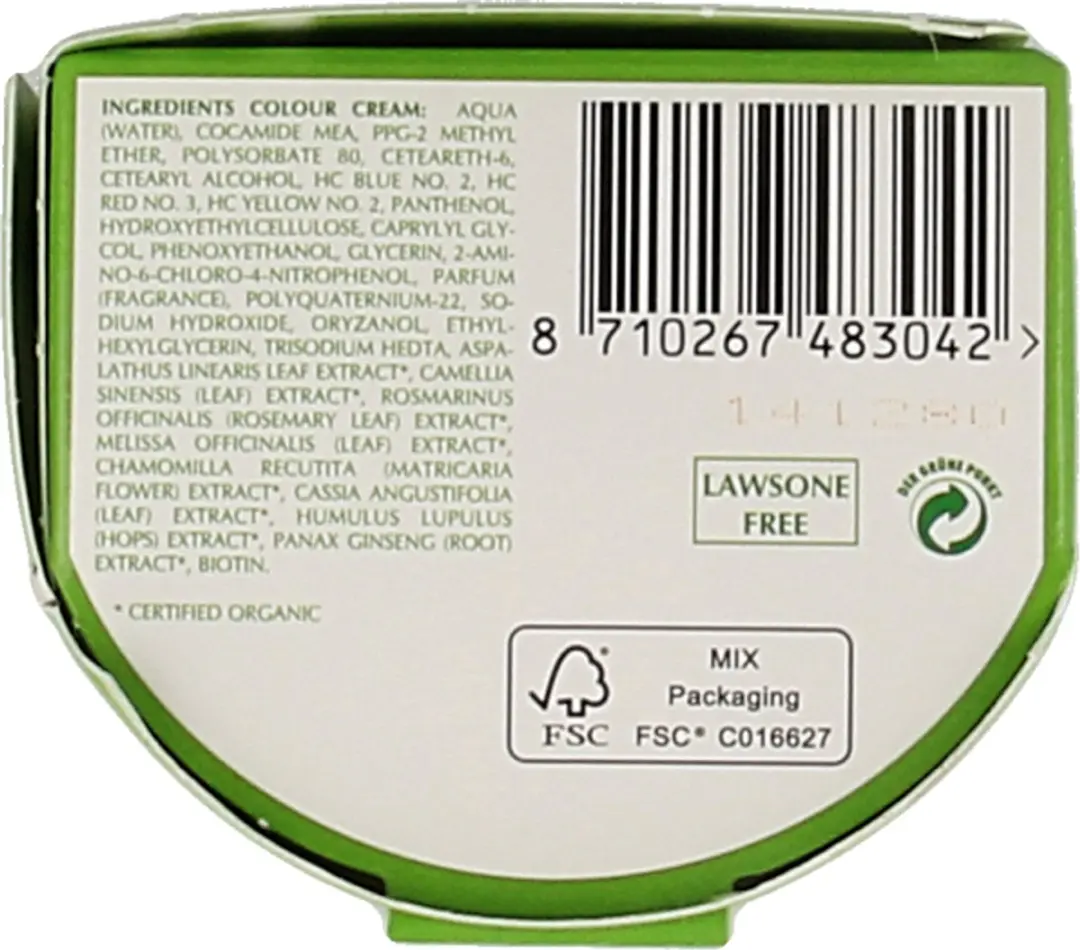 Hennaplus Colour Cream 4.56 Auburn Haarverf - 60ml