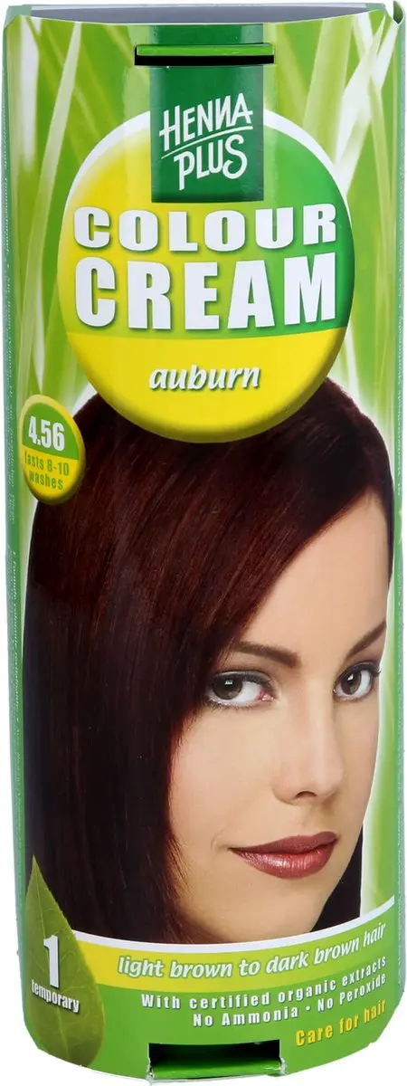 Hennaplus Colour Cream 4.56 Auburn Haarverf - 60ml