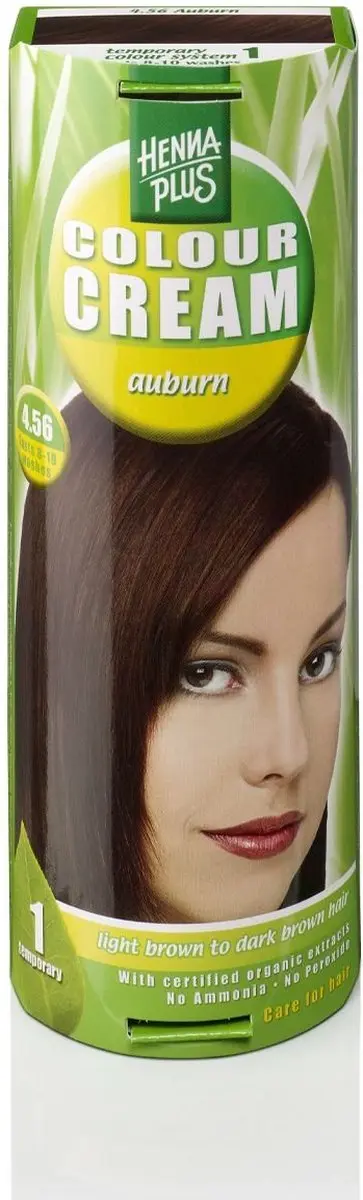 Hennaplus Colour Cream 4.56 Auburn Haarverf - 60ml - afbeelding 6 van 6