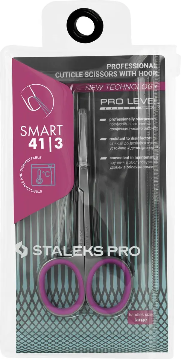 STALEKS Smart 41/3 Manicureschaar 20mm - Haakvorm