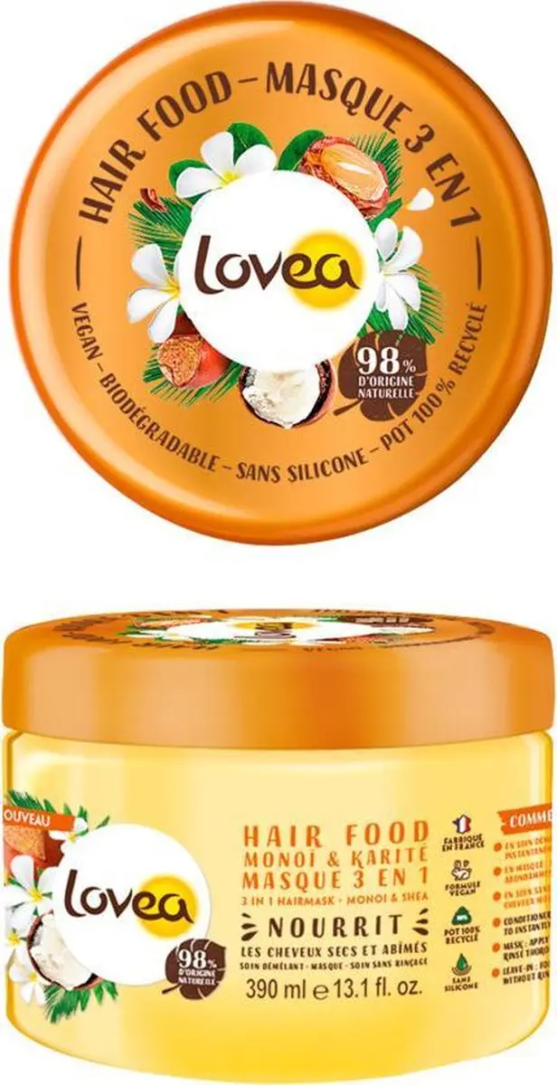 Lovea Monoï & Shea Haarmasker 390ml