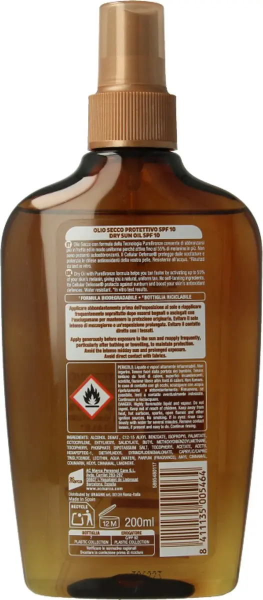 Ecran Sun Bronzea SPF 10 Lichaamscrème 200ml