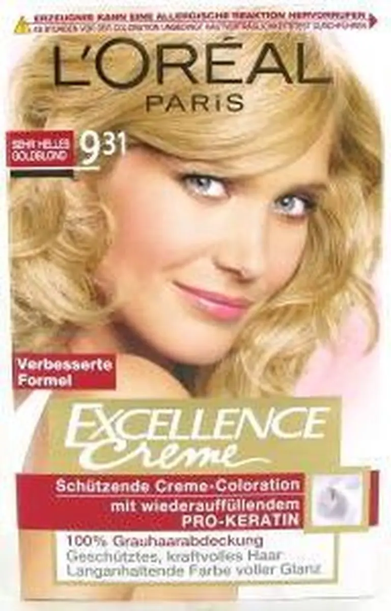 L'Oréal Paris Excellence Crème 9.31 Zeer Licht Goud Blond
