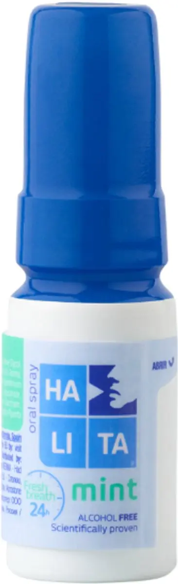 Halita 24 Uur Mini Mondspray 15ml
