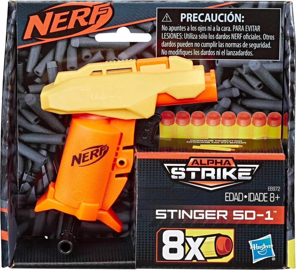 Nerf Alpha-Strike Stinger SD-1 Blaster - 8 Darts