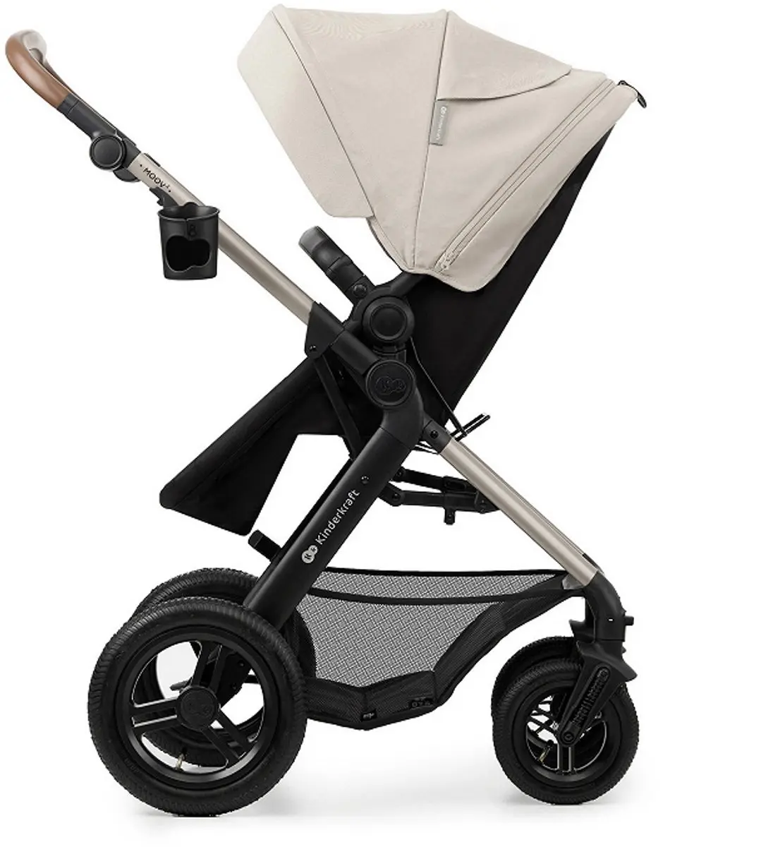 KinderKraft MOOV 2 AIR 4-in-1 Kinderwagen - Grijs