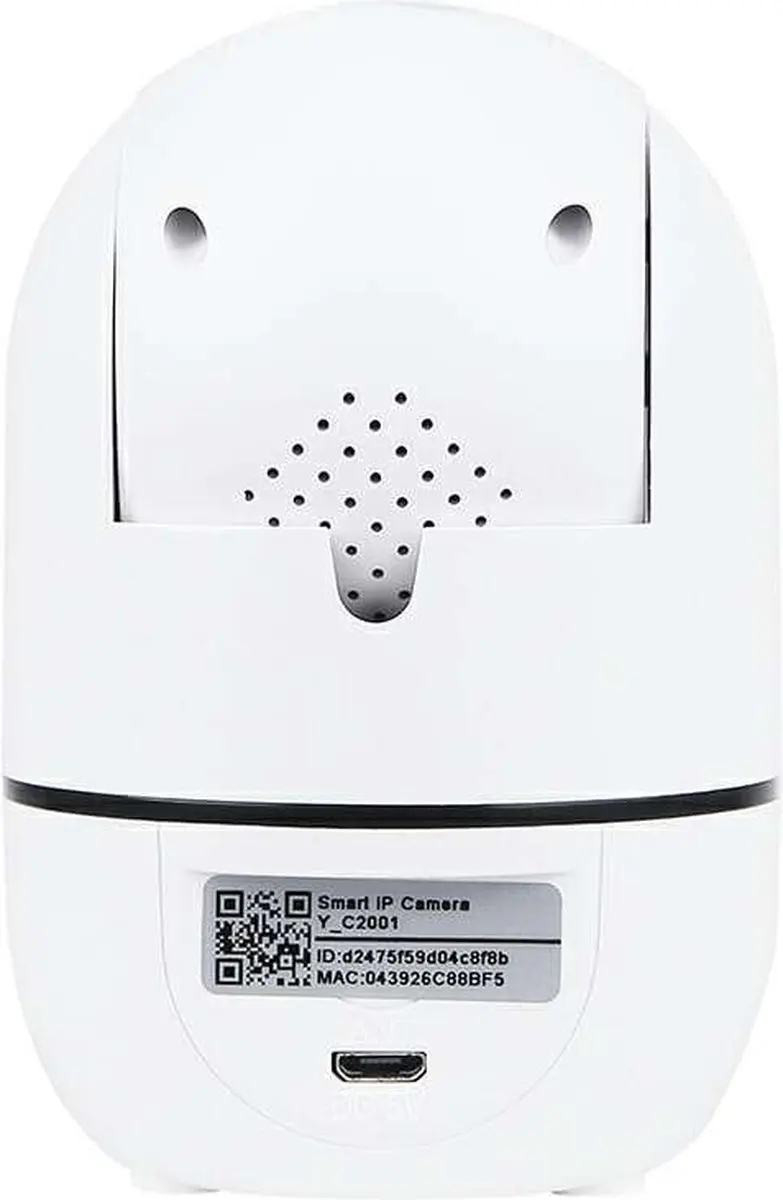 Hyundai Slimme Wifi Babycamera 360° Wit