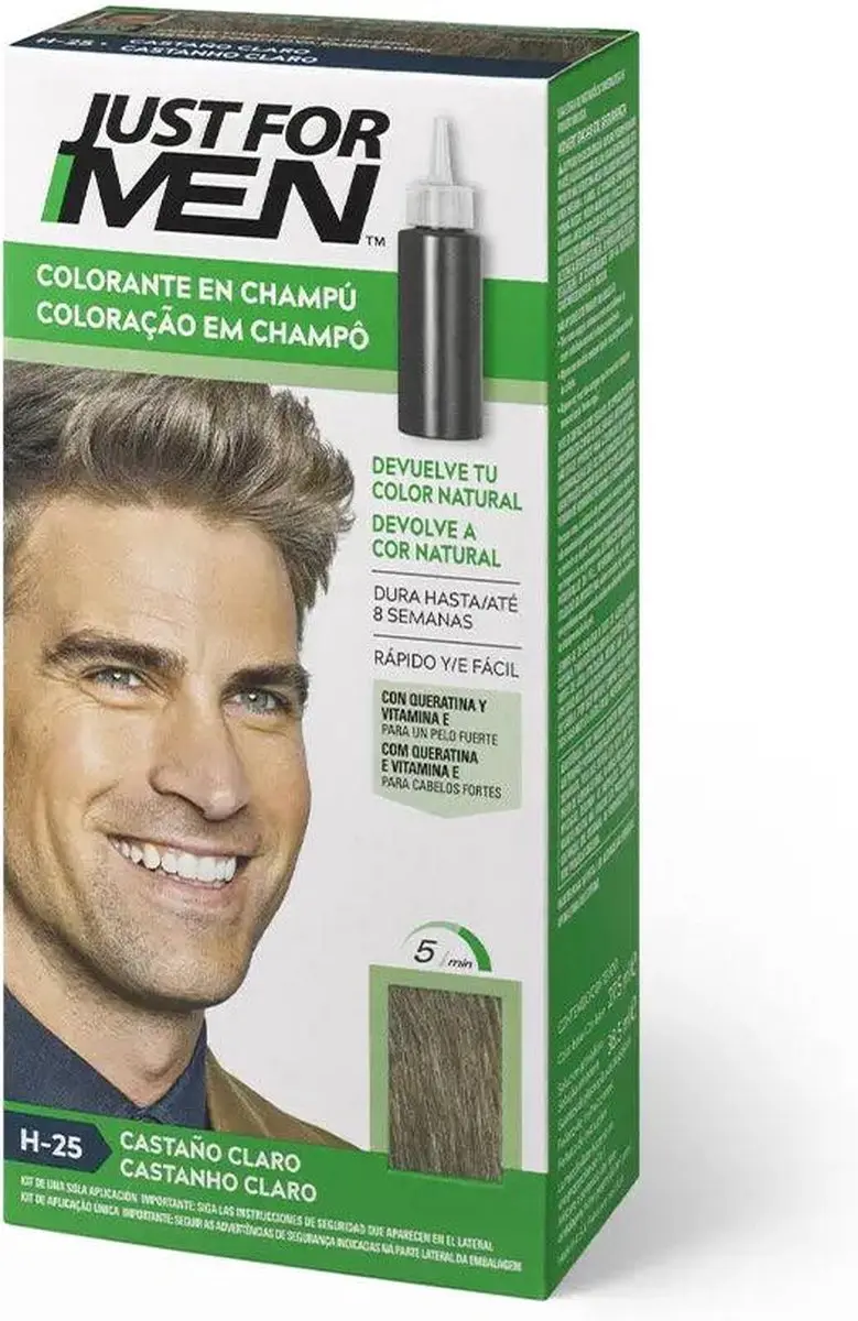 Just For Men Colorante En Shampoo Zwart 30ml