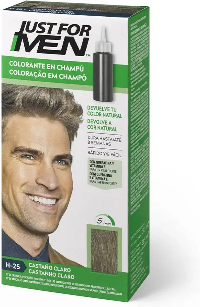 Just For Men Colorante En Shampoo Zwart 30ml