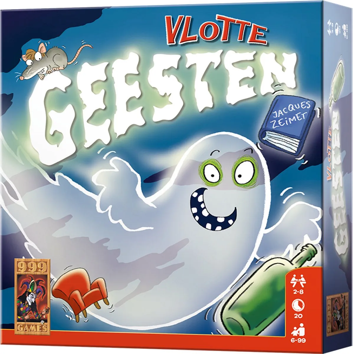 999 Games Vlotte Geesten Actiespel 999-VLO01 - 2-8 Spelers - afbeelding 6 van 6