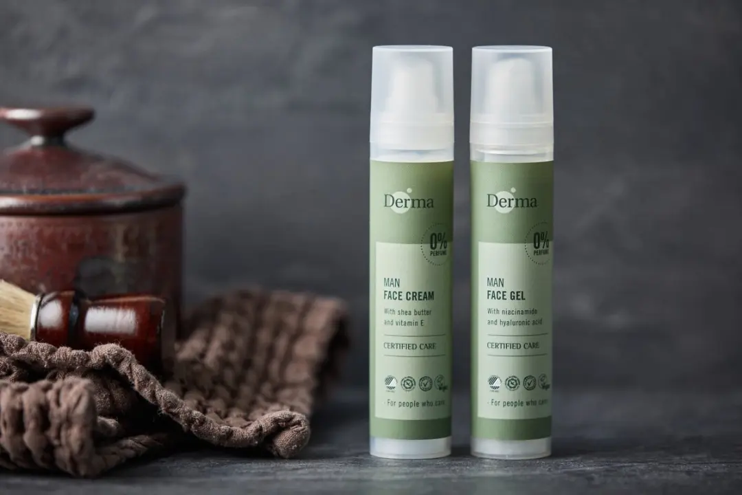 Derma Eco Man Gezichtsgel 6x50ml - Gevoelige Huid - Parfumvrij - afbeelding 6 van 6