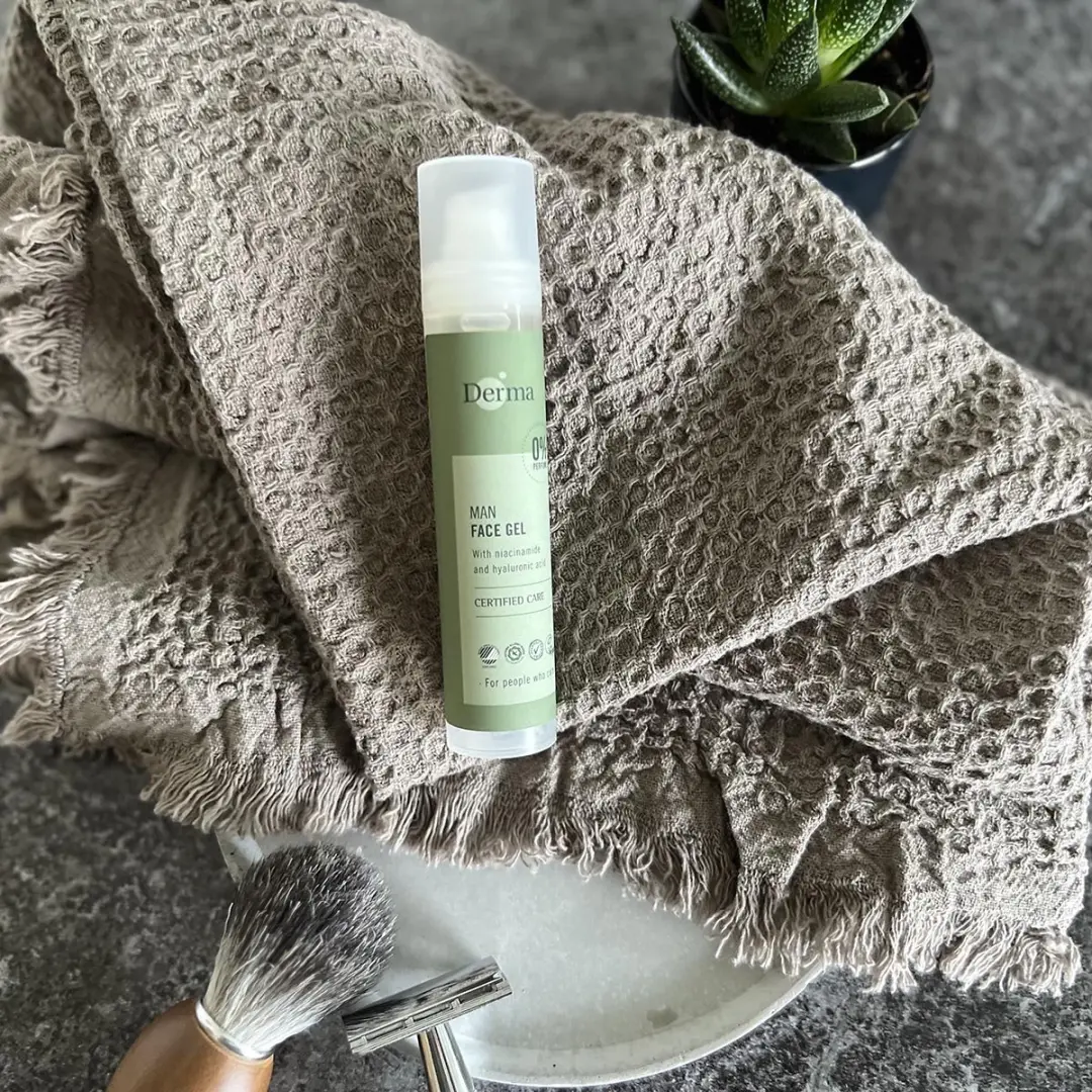 Derma Eco Man Gezichtsgel 6x50ml - Gevoelige Huid - Parfumvrij