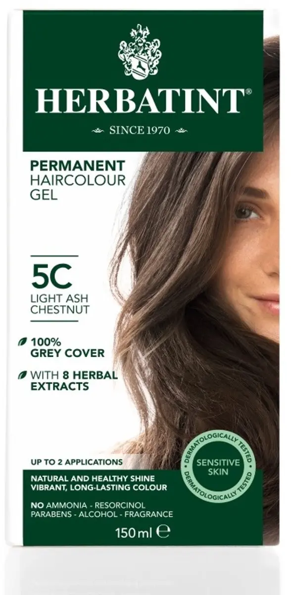 Herbatint Haarverf 5C Licht As Kastanje 150ml