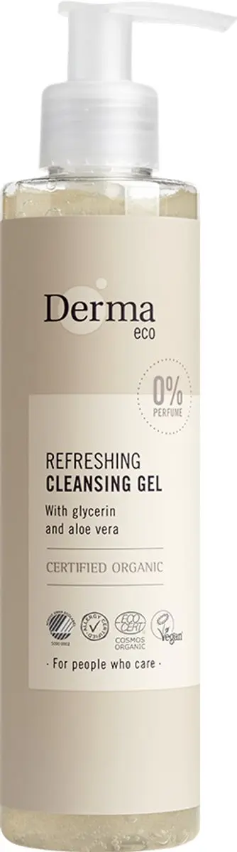 Derma Eco Gezichtsreiniger & Make-up Remover Gel 200ml - 6 Stuks