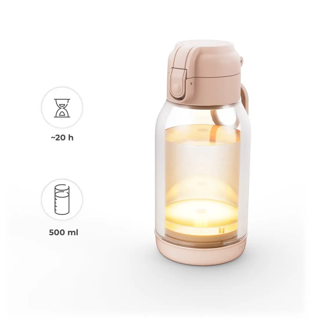 KinderKraft GAJA Melkverwarmer Thermos 350ml - USB-C - Beige