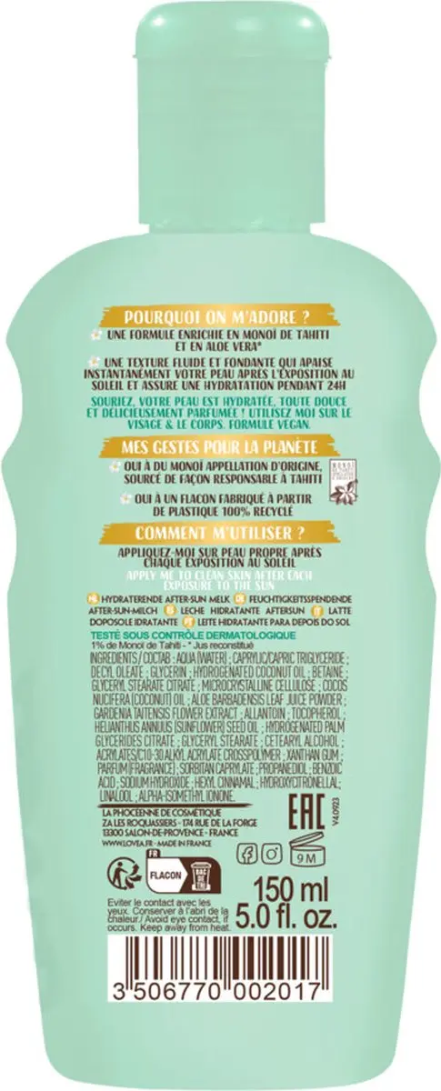 Lovea After Sun Lotion Monoï de Tahiti 150ml