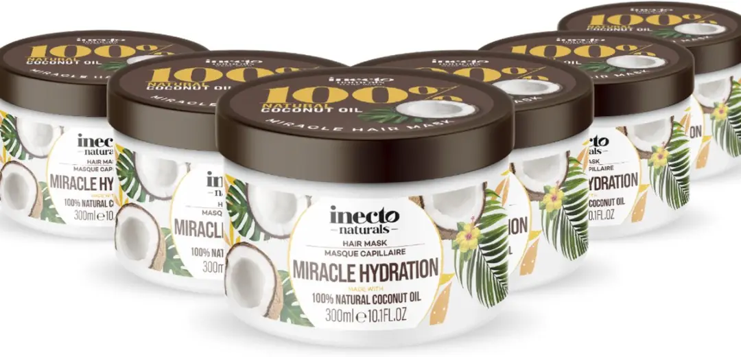 Inecto Naturals Coconut Miracle Hydratatie Haarmasker 6x300ml