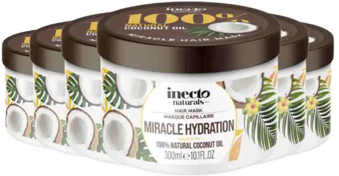 Inecto Naturals Coconut Miracle Hydratatie Haarmasker 6x300ml