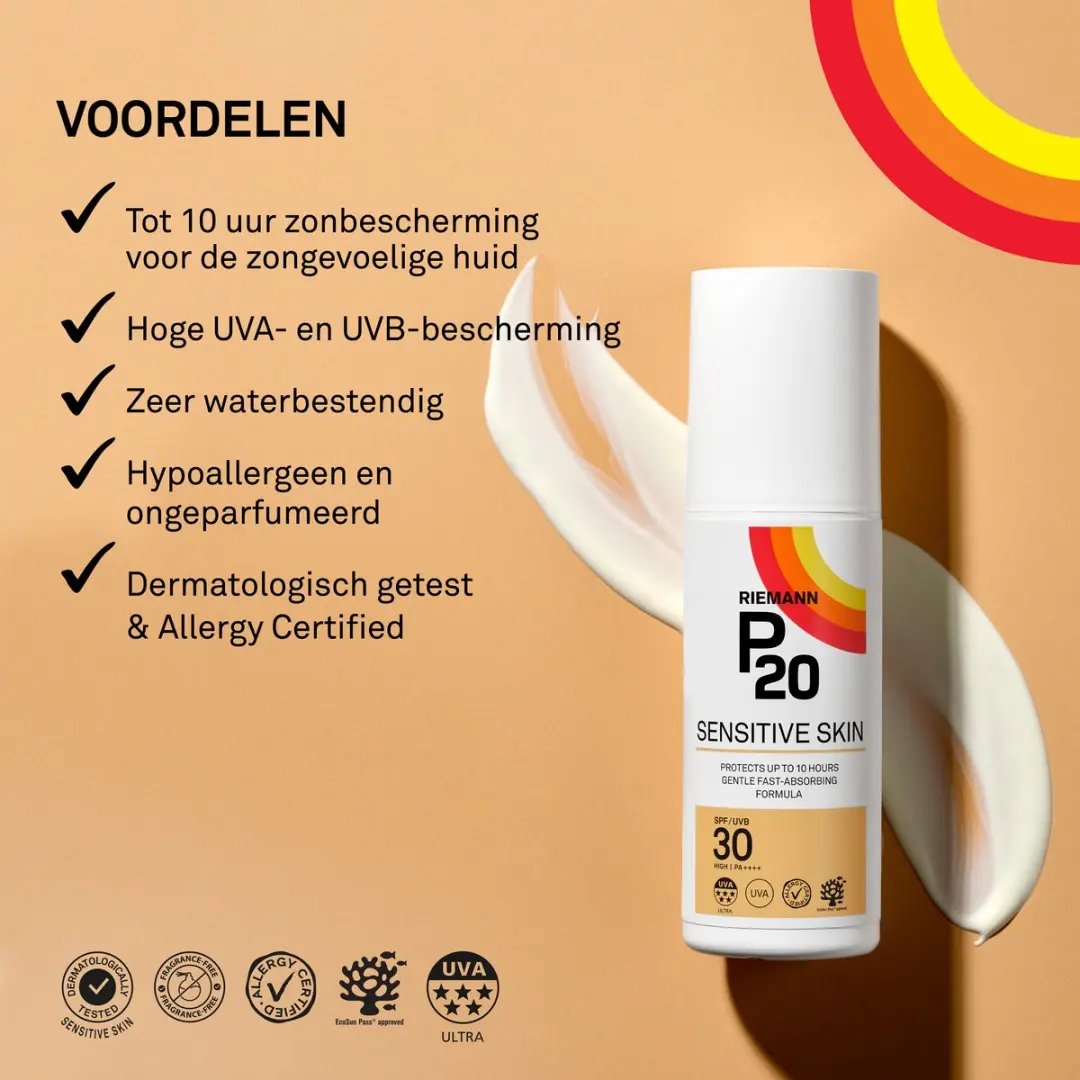 P20 Sensitive Skin Zonnebrand SPF 30 - 200ml